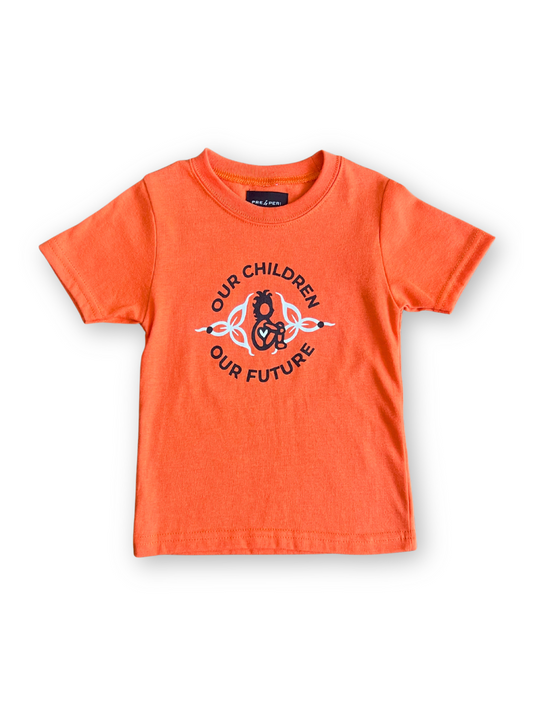 Our Children Our Future Orange T-Shirt - Youth